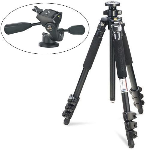 Giottos MTL 9240B-5011SB Aluminum Tripod w/ 3-Way Pan/Tilt Head (Quick Release)