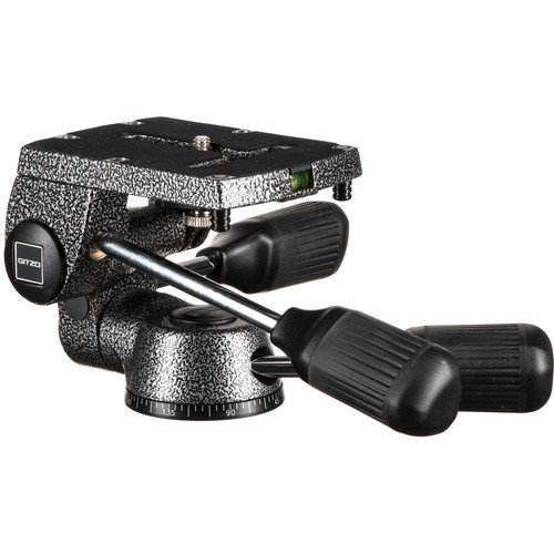 Gitzo G2270M Rationnelle Magnesium 3-Way Pan/Tilt Head - Supports 12.2 lb (6 kg)