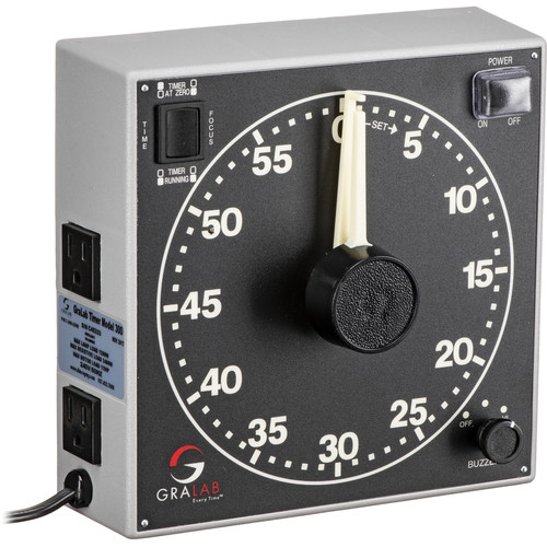 GraLab Model 300 Electro-Mechanical Darkroom Timer ( 210-250 VAC, 50 Hz)