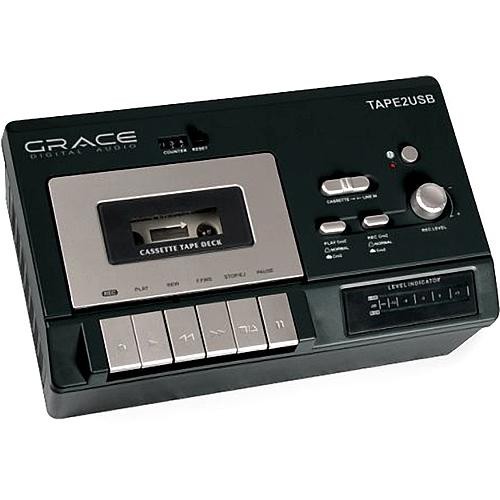 Grace Digital GDI-T2USB Tape 2 USB - Cassette to PC Recording