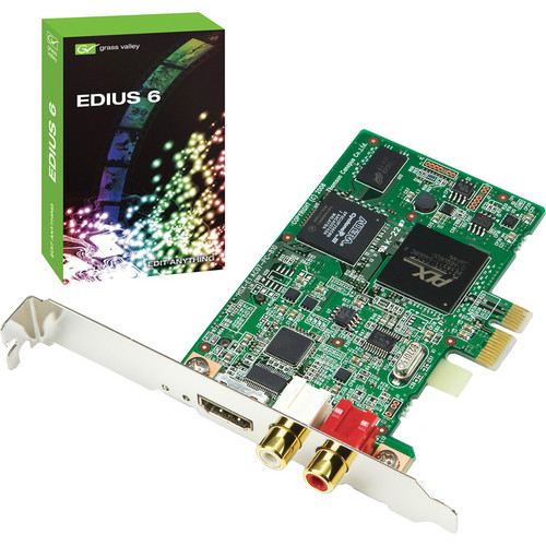 Grass Valley HDSPARK Board with Edius 6 Video Editing Software
