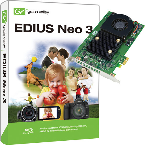 Grass Valley Edius Neo 3 Software & Firecoder Blu Board