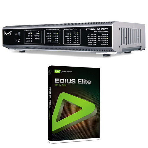 Grass Valley STORM 3G Elite Breakout Box with EDIUS Elite 1.01 NLE System