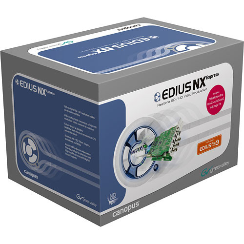 Grass Valley EDIUS NX Express Capture Hardware with EDIUS Pro 4.5 Software