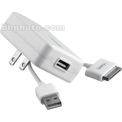 Griffin Technology PowerBlock AC Charger for USB Devices and iPod