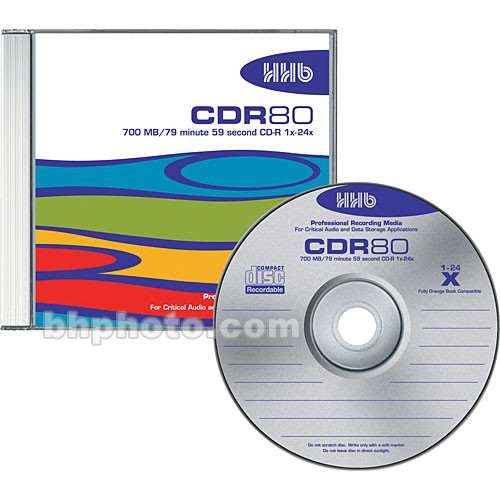 HHB CDR-80 Recordable Compact Disc in Jewel Case