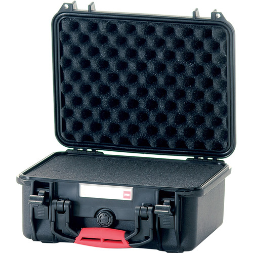 HPRC 2300F Hard Case with Foam (Black with Red Handle)