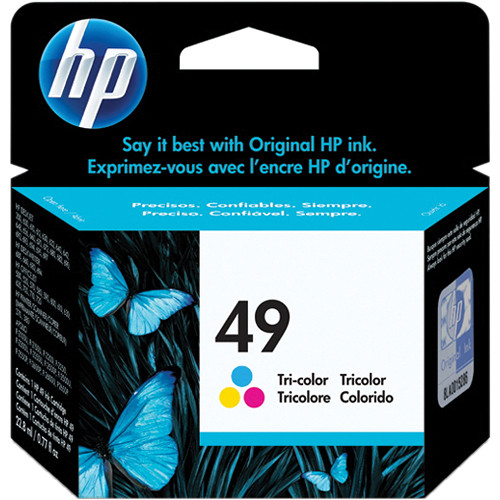 HP 49 Tri-Color Inkjet Print Cartridge