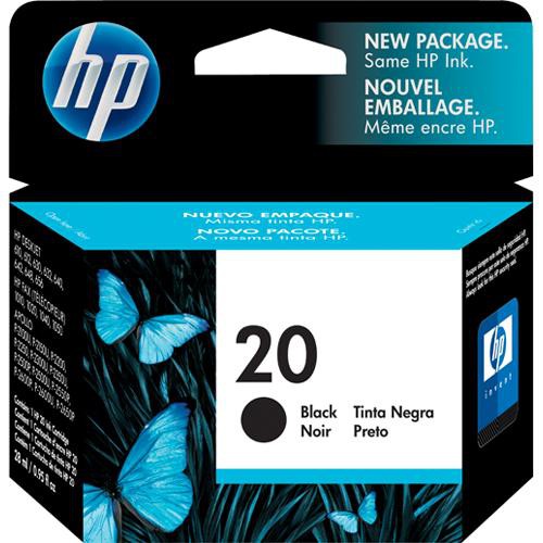 HP 20 Black Inkjet Print Cartridge