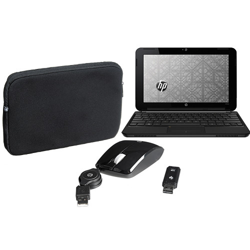 HP Mini 210-1095NR 10.1" Netbook Computer w/ Accessory Kit (Matte Sonoma Red)