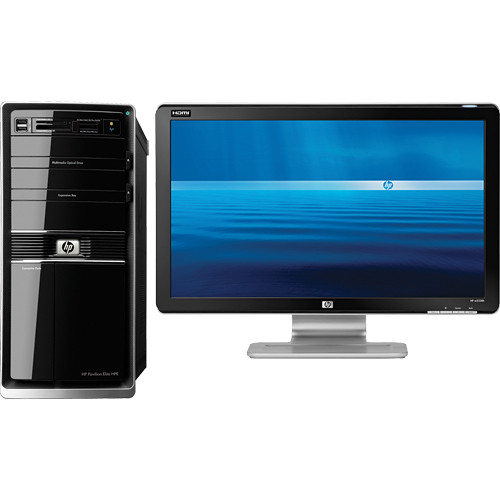HP Pavilion Elite HPE-140f Desktop Computer with w2338h 23
