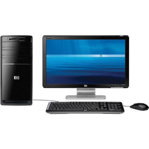 HP Pavilion p6340f Desktop Computer with w2338h 23" LCD Display