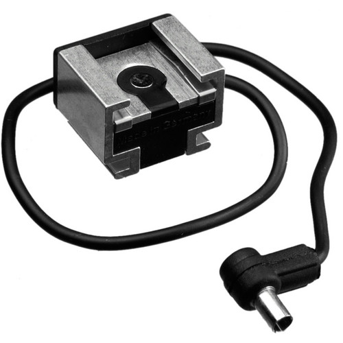 Hama Hot Shoe Adapter 2 - Hot Shoe with PC (Male) Sync Cord