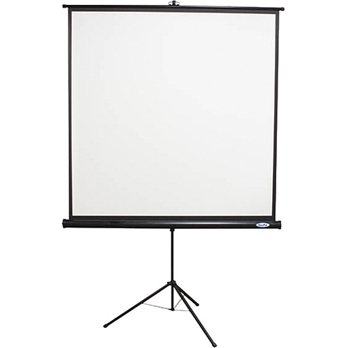 HamiltonBuhl Value Line Tripod Projection Screen (60 x 60", Black Housing)