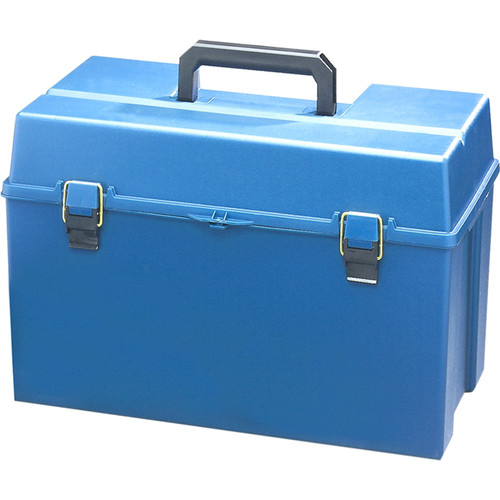 HamiltonBuhl HMC3166 Large Plastic Carrying Case for Listening Centers (Blue)