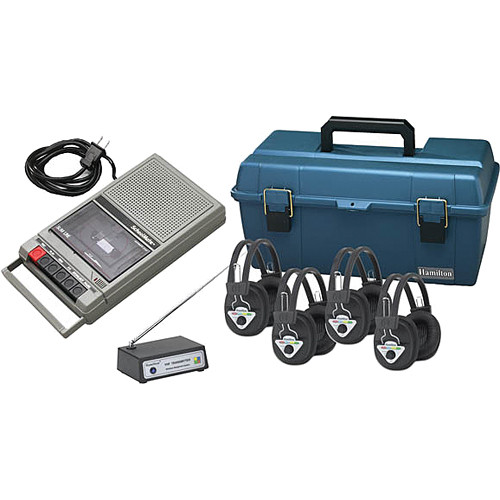 HamiltonBuhl LCP/HA802/904 4-User Wireless Cassette Listening Center