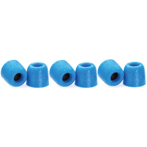 Hearing Components Comply T-500 Memory Foam Eartips (Blue, Medium, 3 Pair)