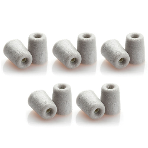 Hearing Components Comply P Foam Tips (Platinum) (Slim-5 Pairs)