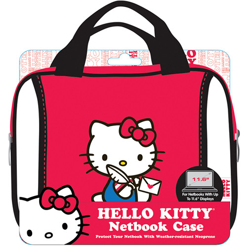 Hello Kitty Neoprene Mini Case for Notebook with Screen up to 12"