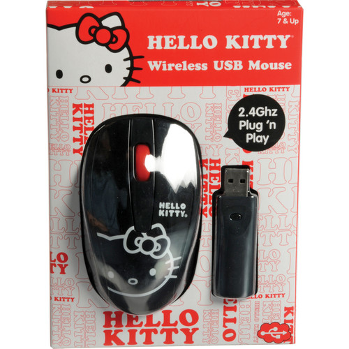 Hello Kitty Wireless USB Mouse (Black)
