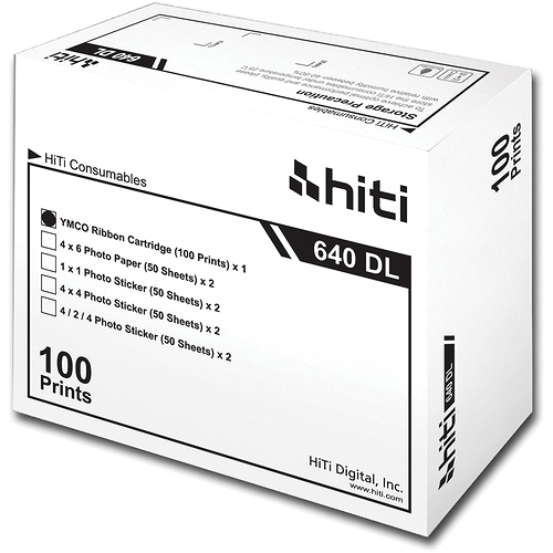 HiTi Photopaper 8-Packs For 640DL