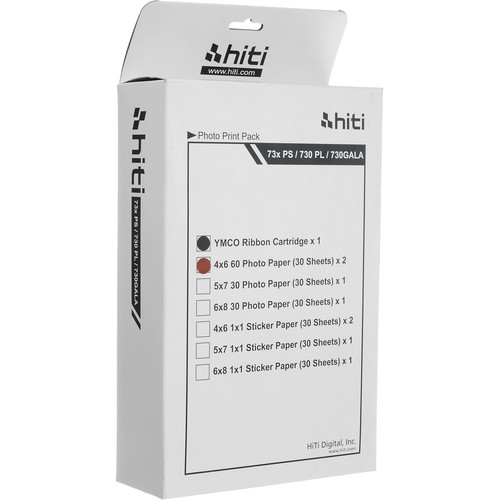 HiTi 4x6" Print Pack (60 Sheets with Ribbon)