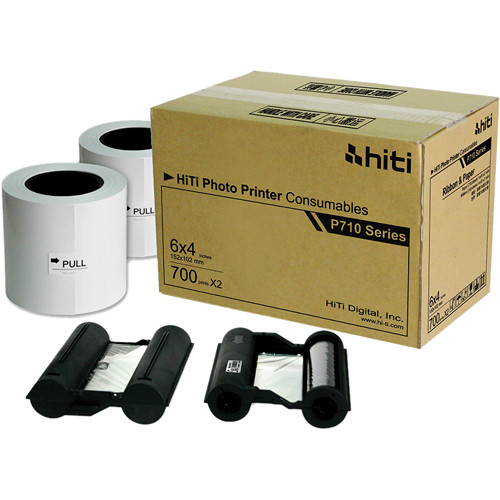 HiTi 4 x 6" Ribbon & Paper Case