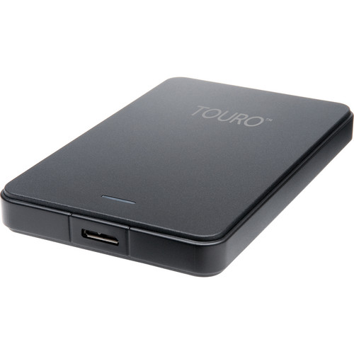 HGST 1TB Touro Mobile MX3 USB 3.1 Gen 1 External Hard Disk Drive (Black)