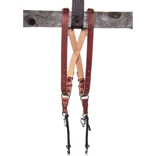 HoldFast Gear MoneyMaker 2-Camera Harness (Chestnut, Large)