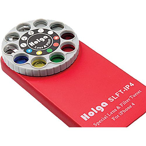 Holga Lens Filter and Case Kit for iPhone 4/4S (Red)