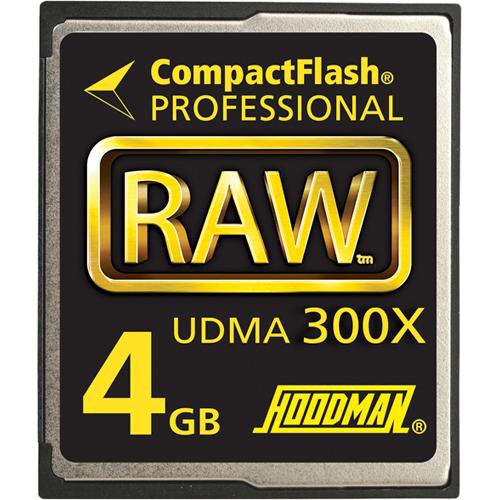 Hoodman 4GB RAW CompactFlash Memory Card
