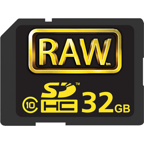 Hoodman 32GB RAW SDHC Memory Card