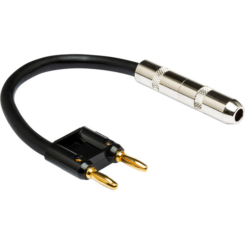 Hosa Technology BNP116BLK Phone to Dual Banana Adapter