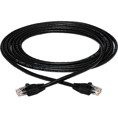 Hosa Technology Cat5e 10/100 Base-T Ethernet Cable (10', Black)