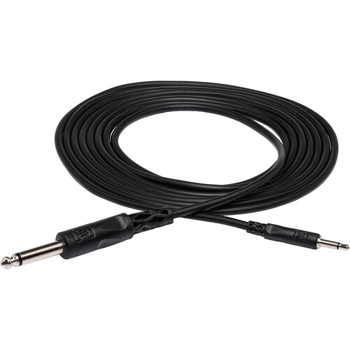 Hosa Technology Mini Male to 1/4" Male Cable - 10'