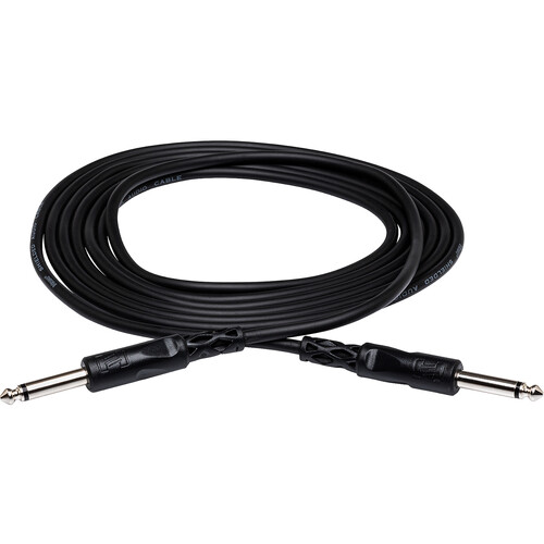 Hosa Technology Phone (1/4") Male to Phone (1/4") Male Cable - 1'