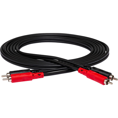 Hosa Technology 2 RCA Male to 2 RCA Male Dual Cable (Nickel Contacts) - 13'