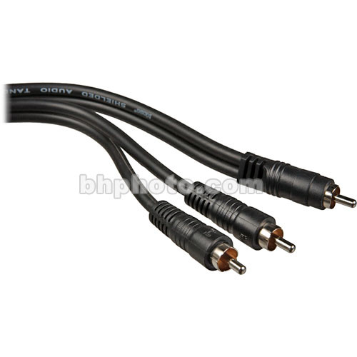 Hosa Technology RCA Male to 2 RCA Male Y-Cable - 5'