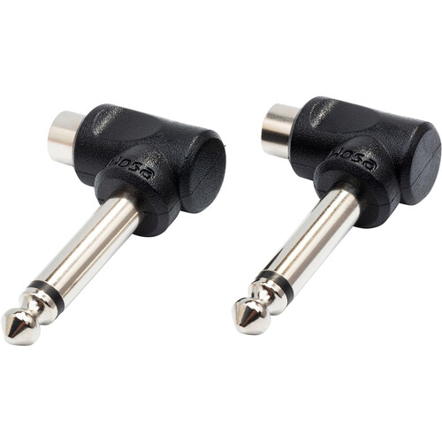 Hosa Technology GPR123  Phone to RCA Angled Adapter- (2)