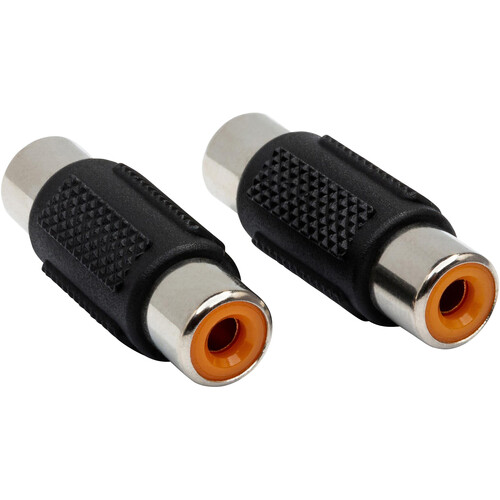 Hosa Technology GRA101 RCA to RCA Adapter- (2)
