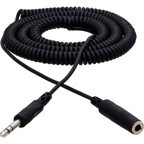 Hosa Technology Stereo 1/4" Female Phone to 1/4" Male Phone TRS Cable - 25' - Coiled