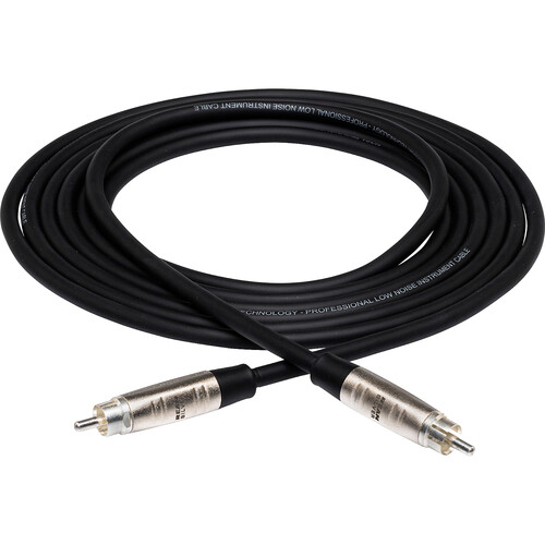 Hosa Technology Pro Unbalanced Interconnect, REAN RCA to RCA - 50'