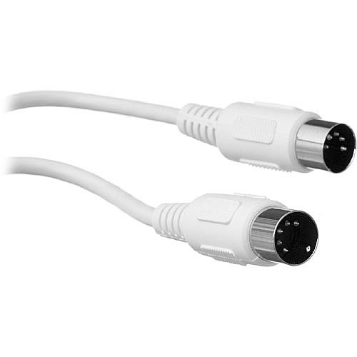 Hosa Technology Midi to Midi (STD) Cable - 1 ft - White