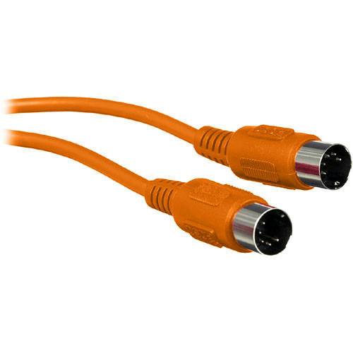 Hosa Technology Midi to Midi (STD) Cable - 10 ft - Orange