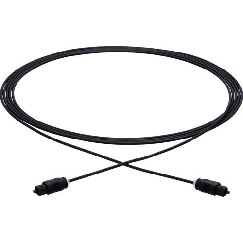 Hosa Technology Toslink Male to Toslink Male Fiber Optic Cable - 2'