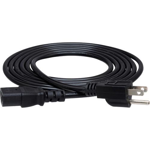 Hosa Technology Extension Cable with IEC Female Connector (18 AWG, Black, 3')