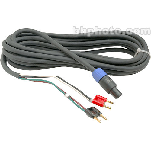Hosa Technology Speakon to 2x Banana Premium Speaker Cable (14 Gauge, 25')