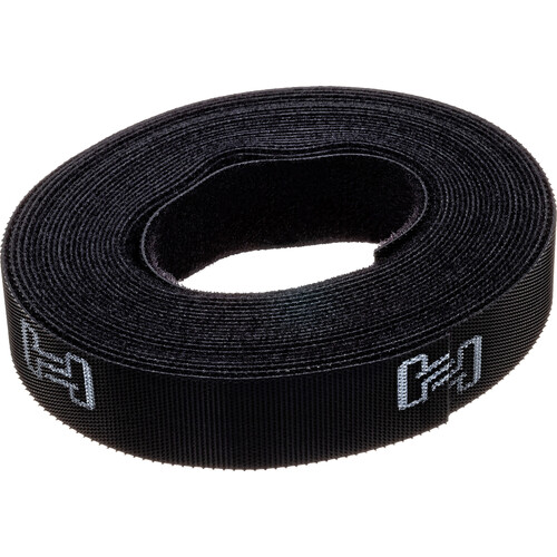Hosa Technology WTI-501 - Astro-Grip Hook and Loop Cable Organizer Strap (Black, 15')