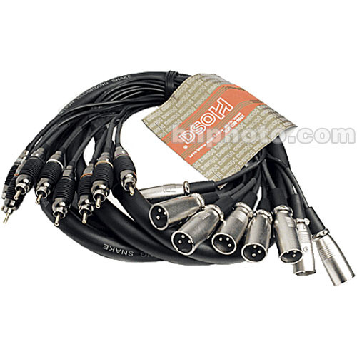 Hosa Technology XRM803MTL 8-Channel Male RCA to Male XRM803MTL