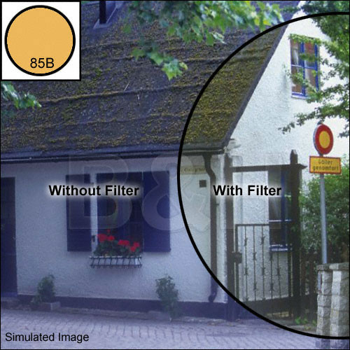 Hoya 86mm 85B Color Conversion  Glass Filter
